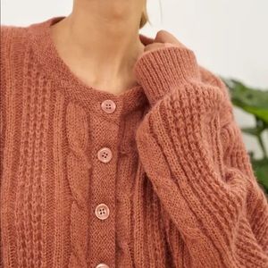 Rouje Mauve/Pink Azia Cardigan